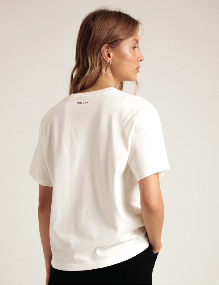 bbTake Care Of Your Girls Tee - White